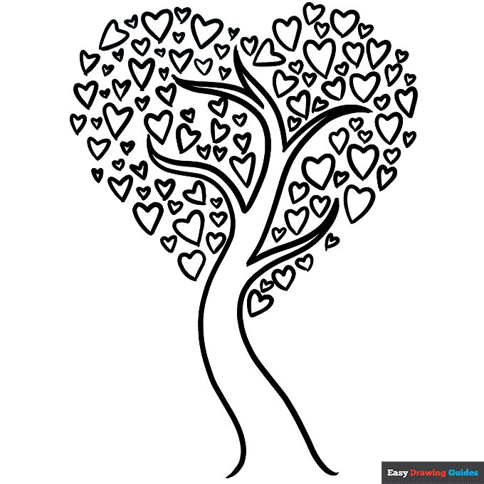 Free printable heart coloring pages for kids