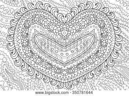 Coloring pages adult vector photo free trial bigstock