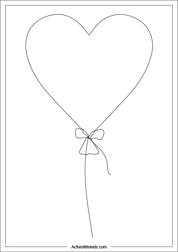 Free heart coloring pages