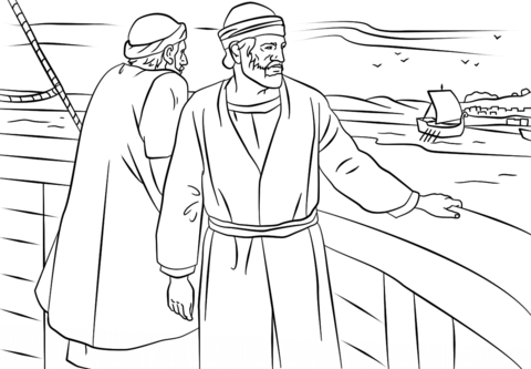 Paul and barnabas missionary journey coloring page free printable coloring pages bible coloring pages pauls missionary journeys bible coloring