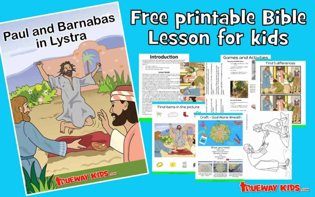 Paul and barnabas in lystra