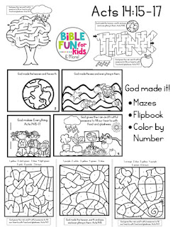 Bible fun for kids acts chapter