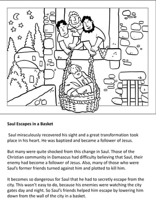 Stories from the book of acts for children coloring book pdf