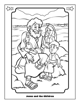 Old and new testament coloring pages illustrated stories tpt