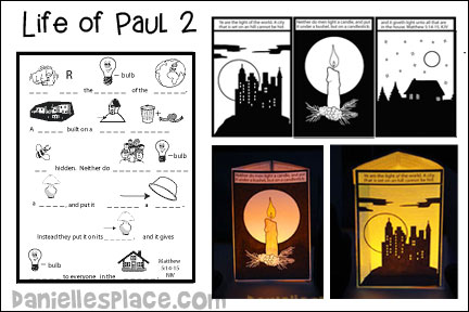 Apostle paul bible crafts and activities for sunday school