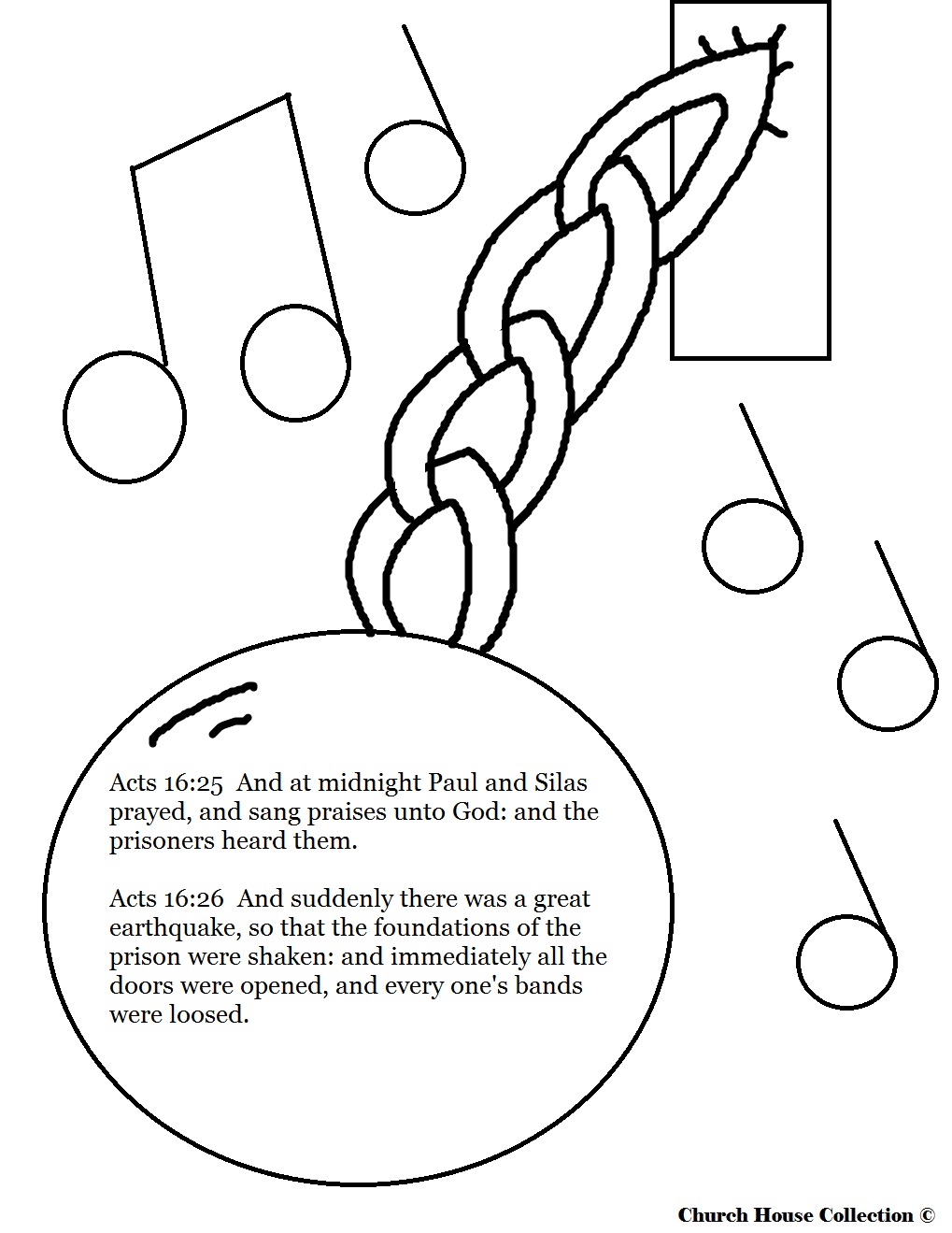 Church house collection blog paul and silas in jail coloring pages