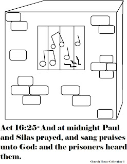 Church house collection blog paul and silas in jail coloring pages