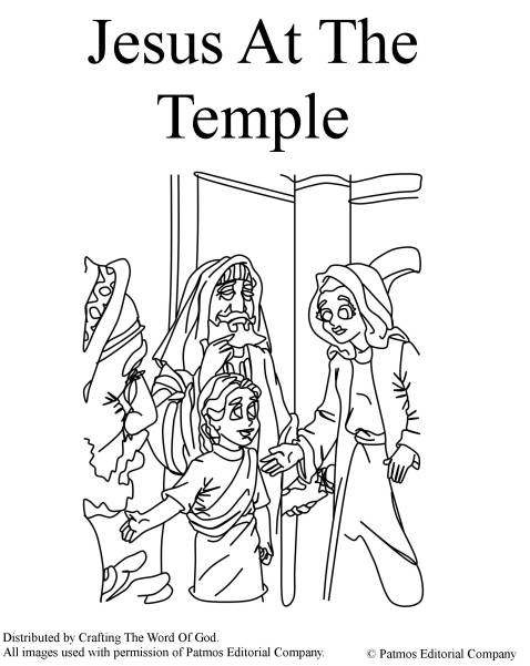 Coloring page crafting the word of god