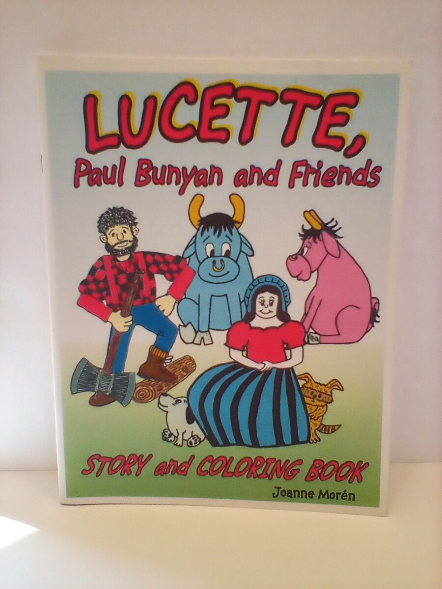 Lucette paul bunyan coloring book