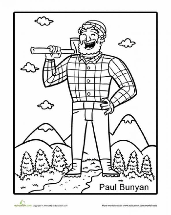 Tall tales paul bunyan worksheet education tall tales tall tales activities paul bunyan