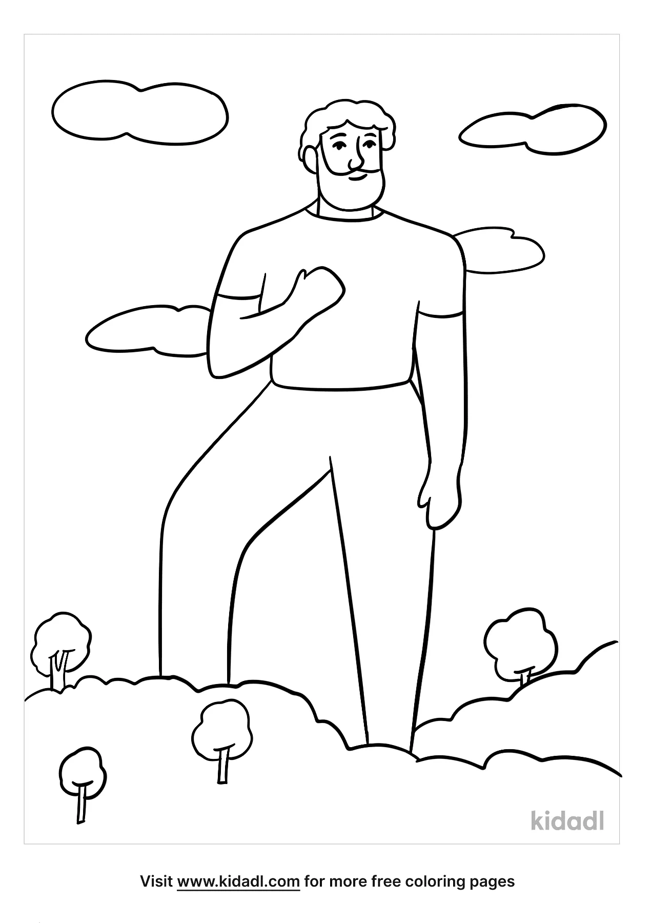 Free paul bunyan coloring page coloring page printables