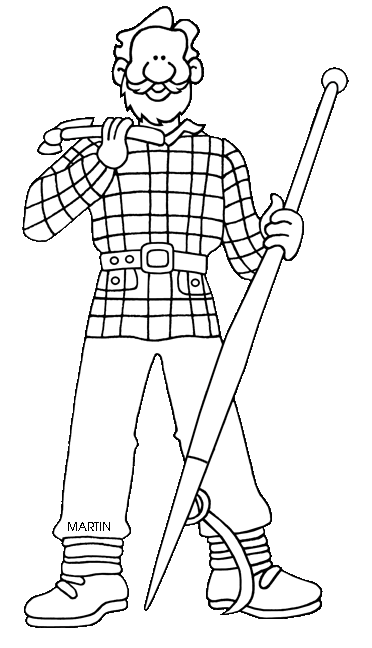 United clip art by phillip martin paul bunyan statue bangor maine