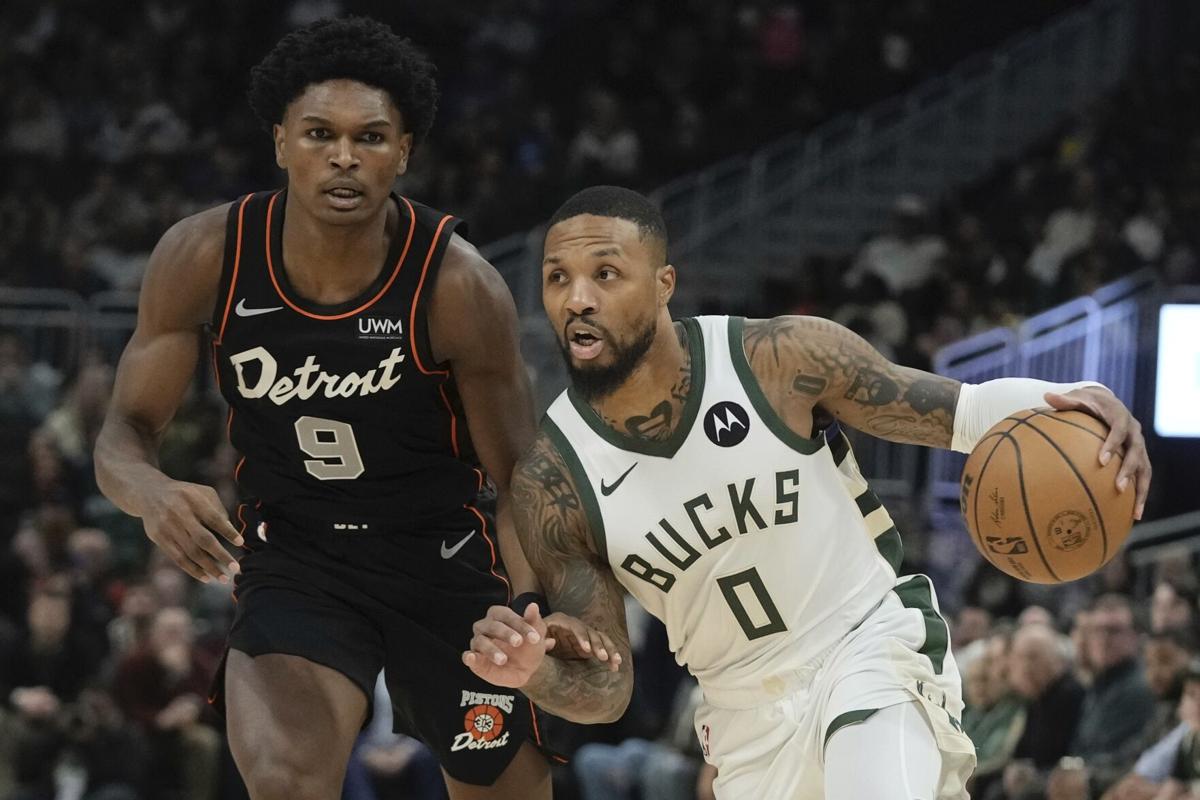 Damian lillard lifts bucks after antetokounmpos ejection