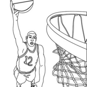 Basketball coloring pages printable for free download