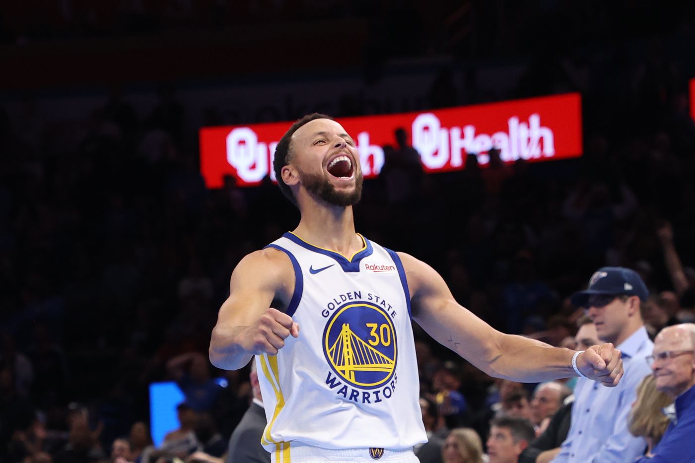 Steph curry chris paul graded in warriors win vs thunder