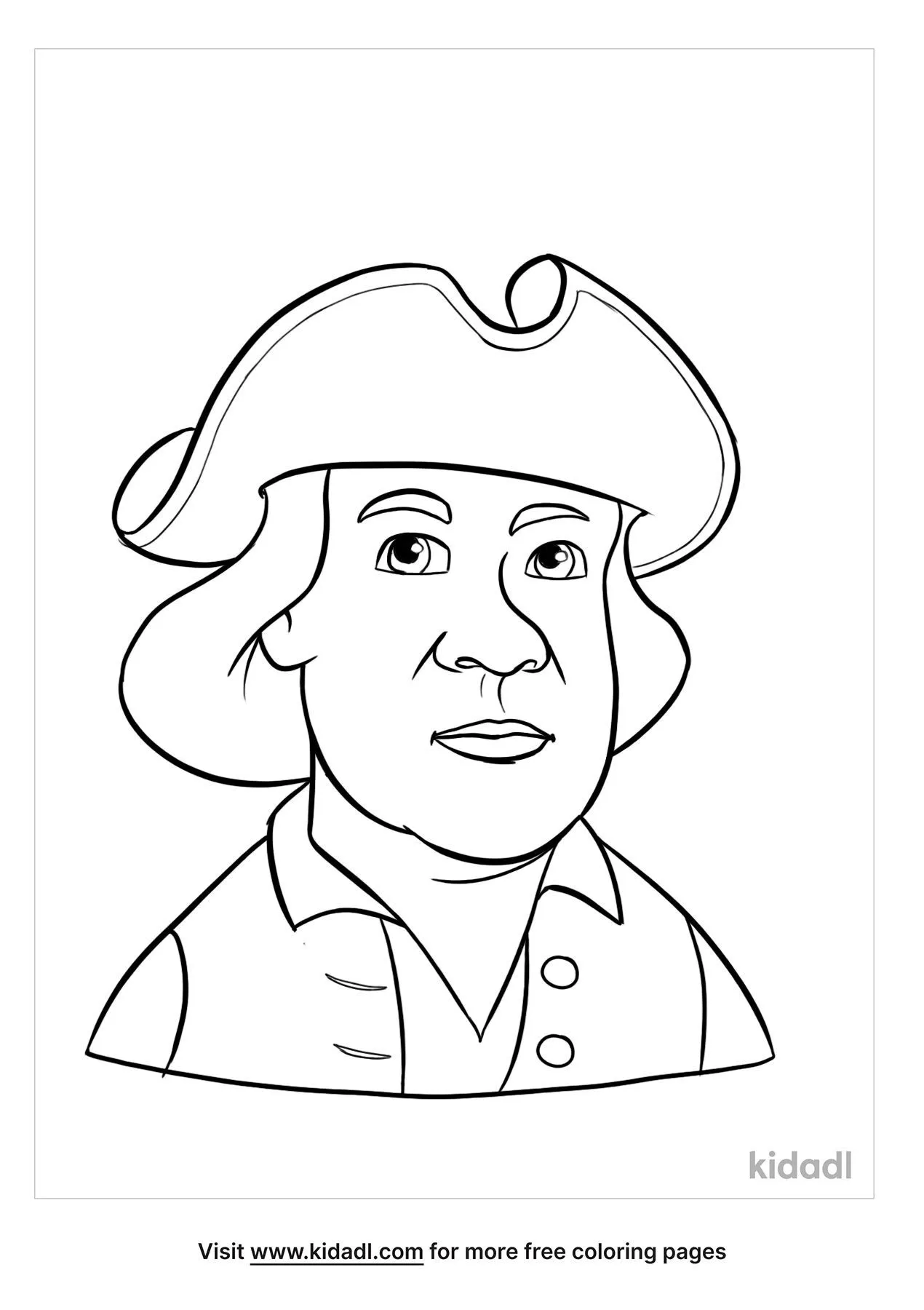 Free paul revere coloring page coloring page printables