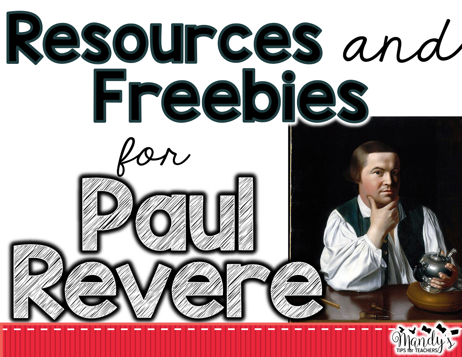 Paul revere third grade ga heroes resources freebie