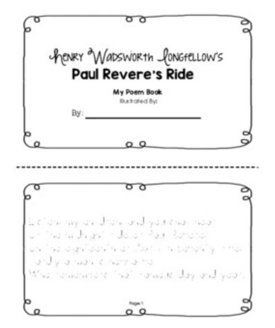 Paul reveres ride little learning lane