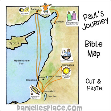 Apostle paul bible crafts and activities for sunday school