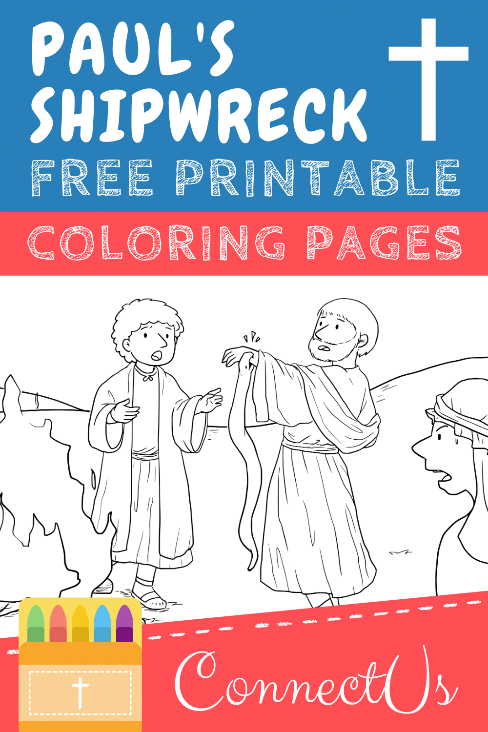 Paul shipwrecked coloring pages for kids free printables â connectus