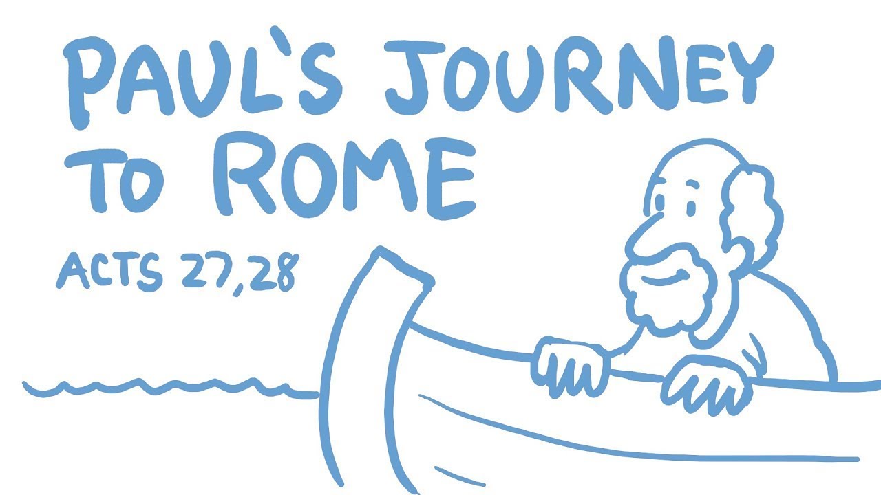 Pauls journey to rome acts