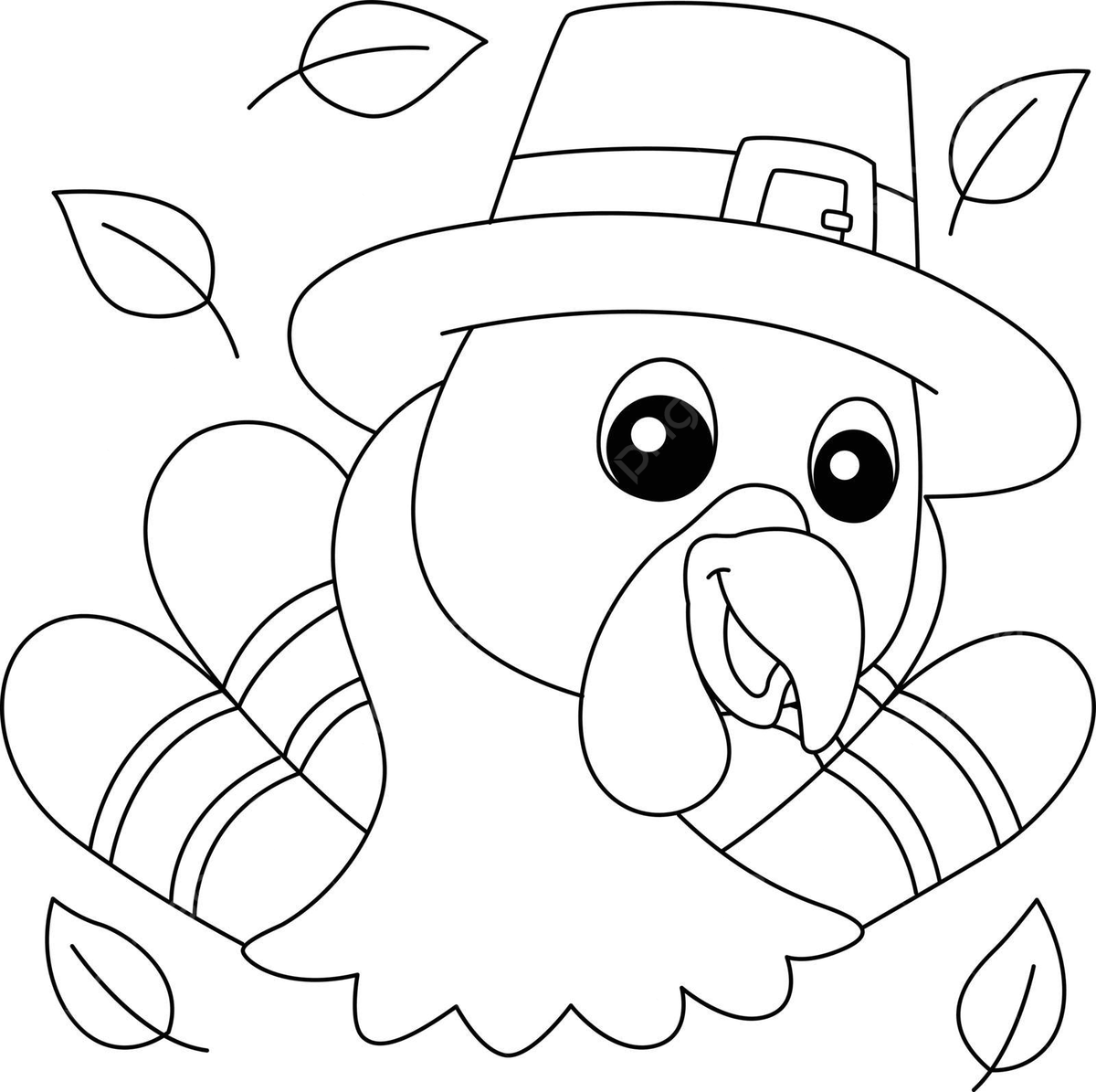 Thanksgiving turkey head with hat coloring page colouring chicken turkey vector chicken drawing turkey drawing key drawing png and vector with transparent background for free download
