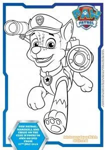 Free paw patrol colouring books activity sheets