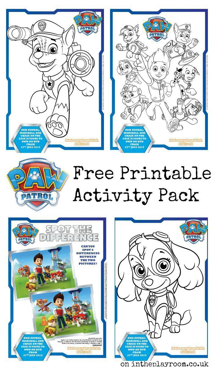 Paw patrol colouring pages and activity sheets free printables paw patrol birthday paw patrol party paw patrol coloring