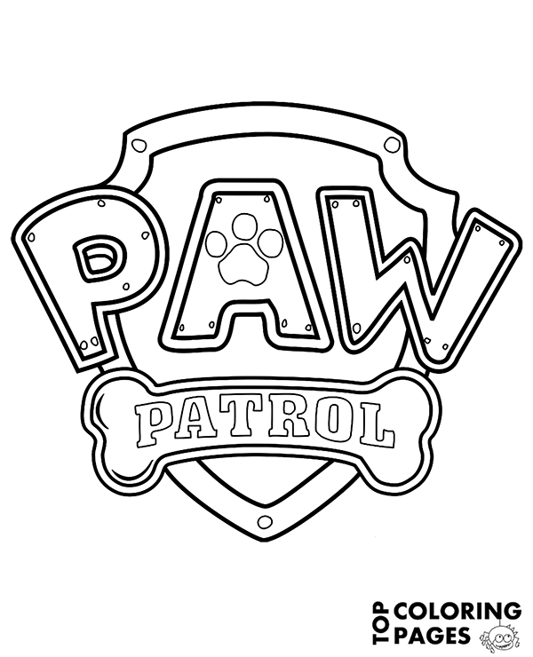 Printable paw patrol logo