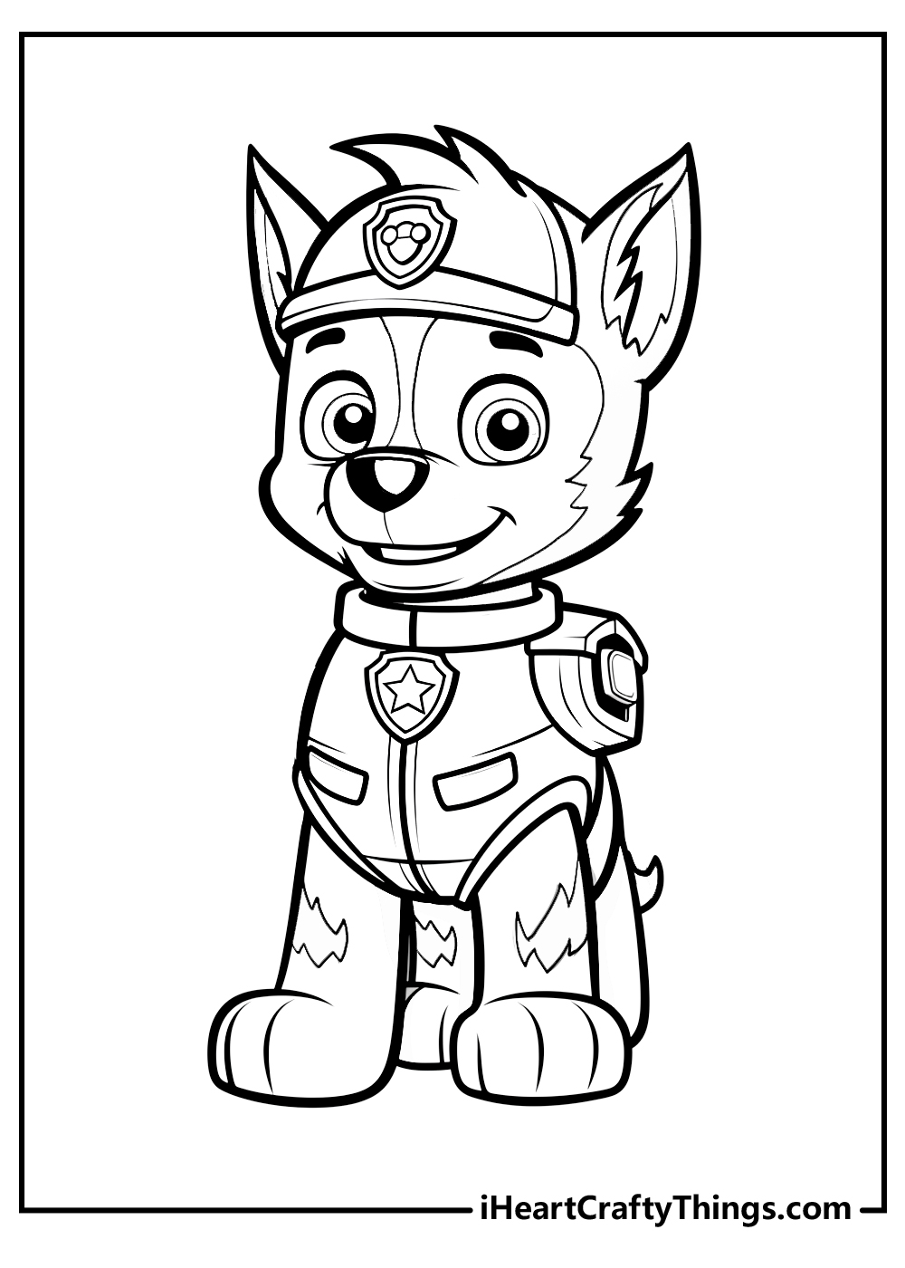 Paw patrol coloring pages free printables