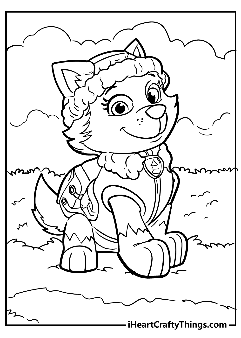 Paw patrol coloring pages free printables