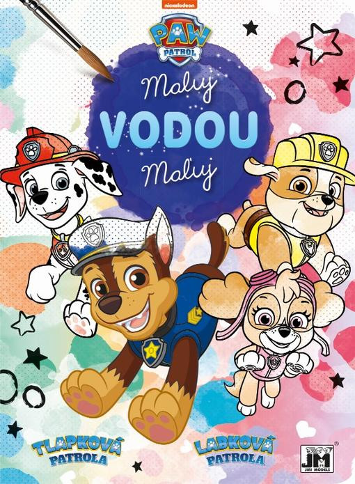 Paw patrol with water coloring page