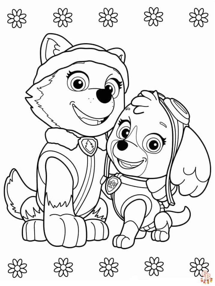 Discover the best free paw patrol coloring pages printable