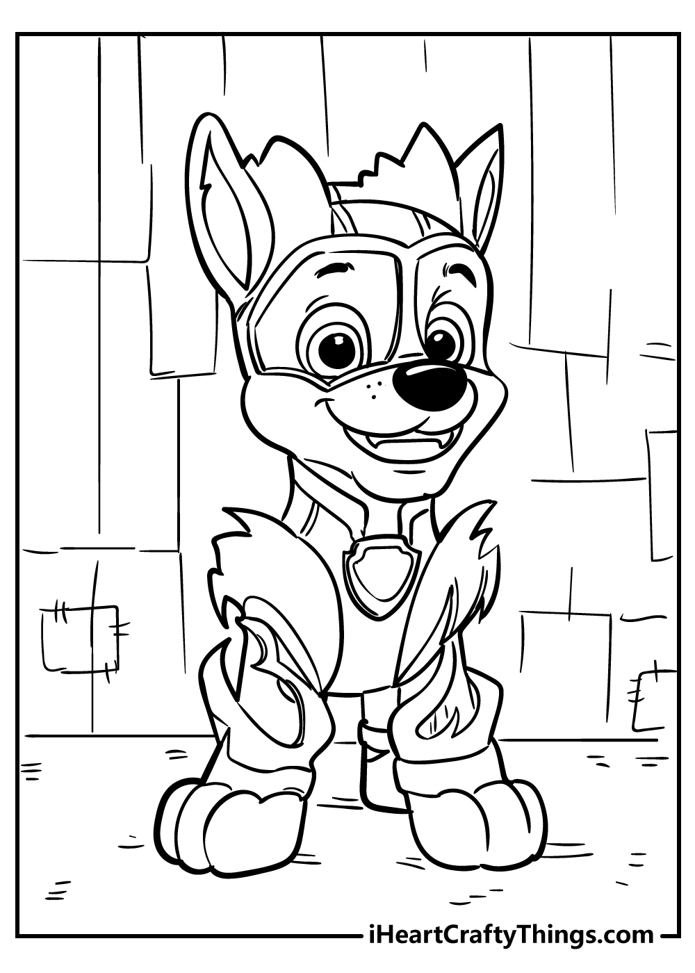 Paw patrol coloring pages free printables