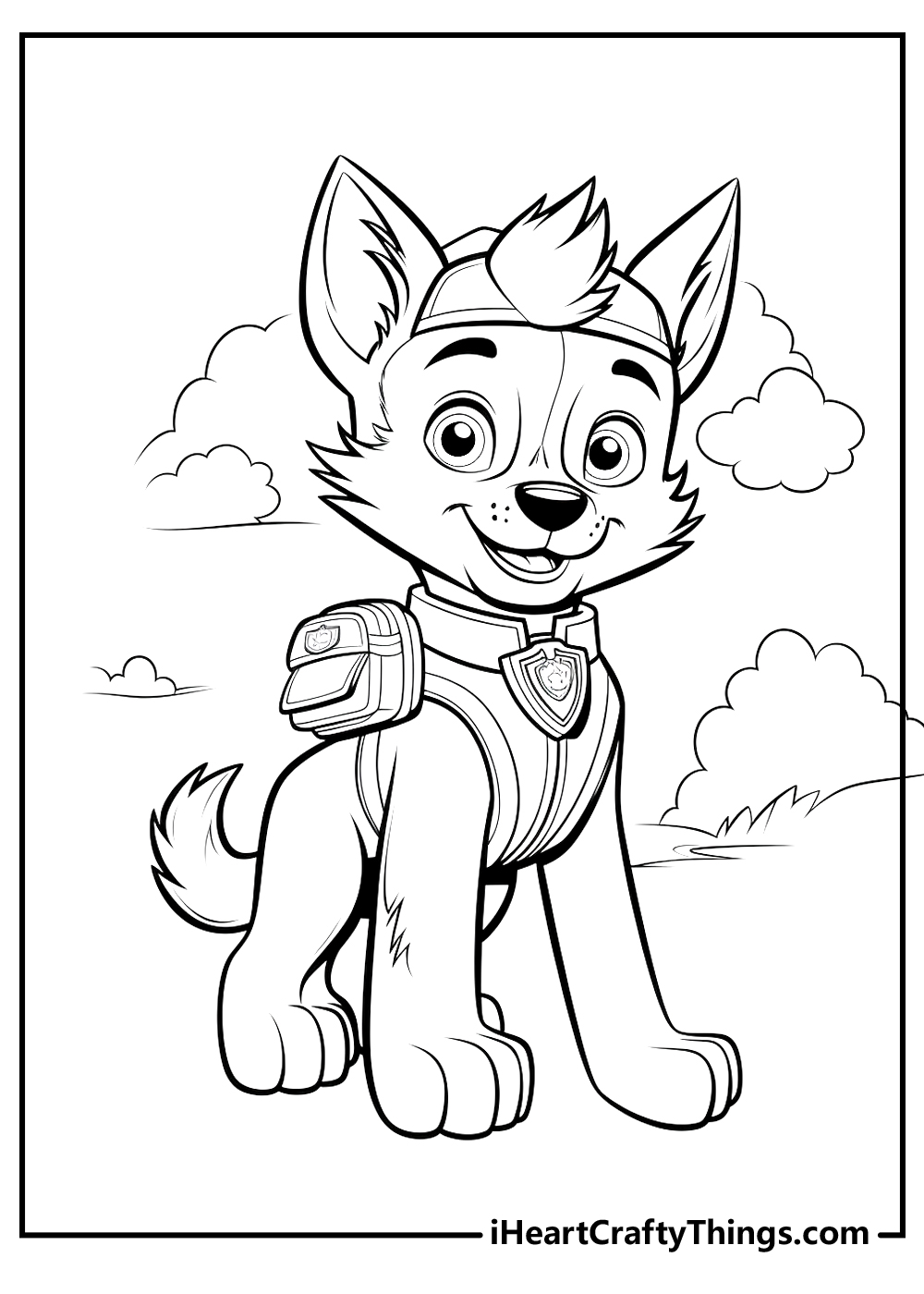 Paw patrol coloring pages free printables