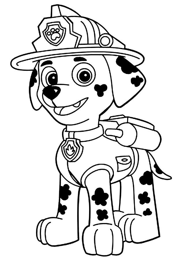 Paw patrol coloring pages