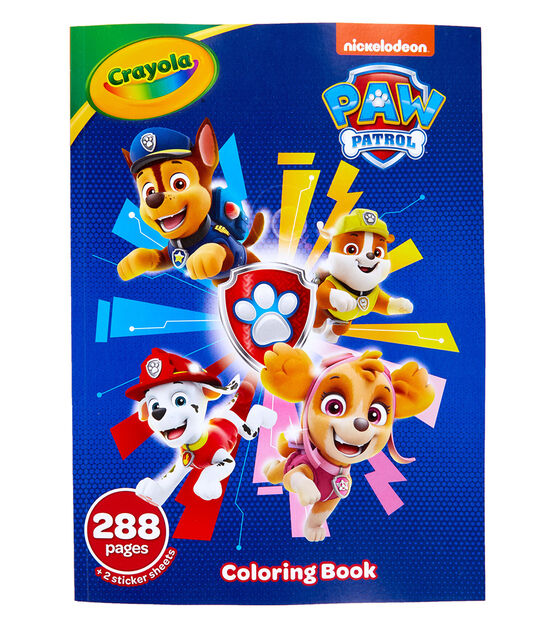 Crayola sheet paw patrol coloring book with stickers united arab emirates