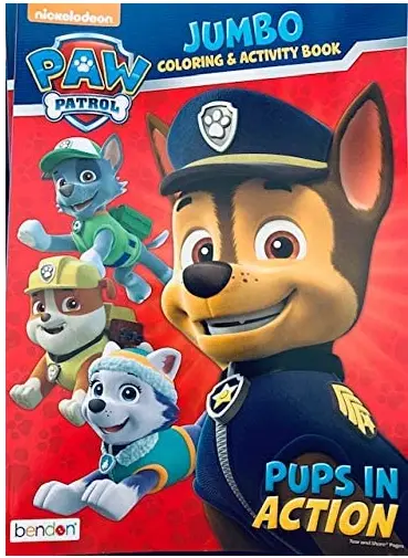 Paw patrol jumbo coloring book