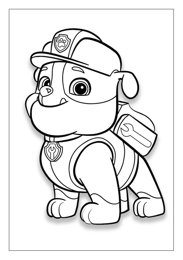 Paw patrol coloring pages printable coloring sheets