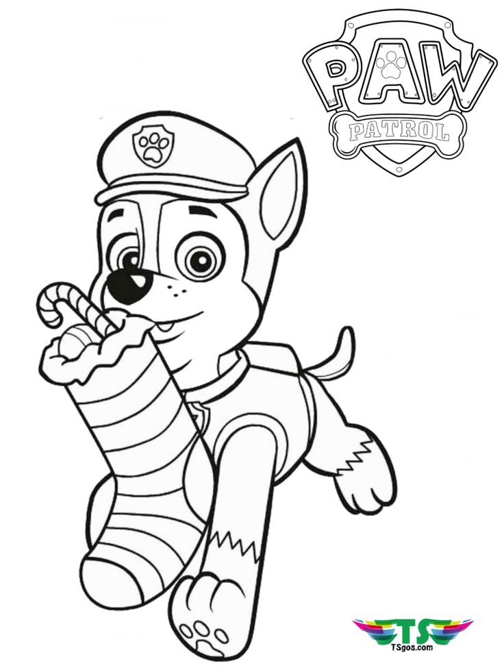 Paw patrol merry christmas coloring page paw patrol coloring pages paw patrol coloring paw patrol christmas