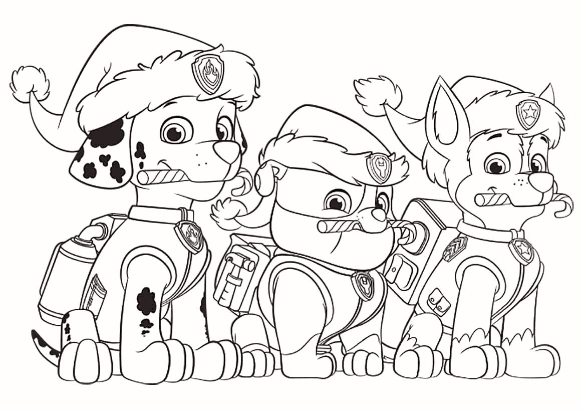 Creative picture of free paw patrol coloring pages