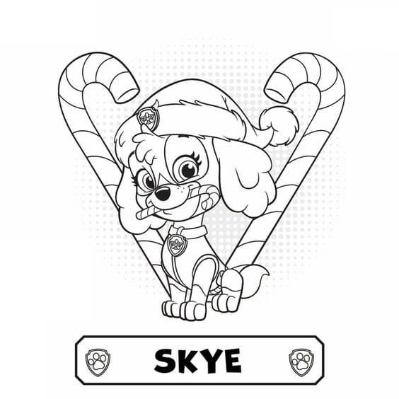 Paw patrol christmas coloring pages paw patrol christmas paw patrol coloring christmas coloring pages