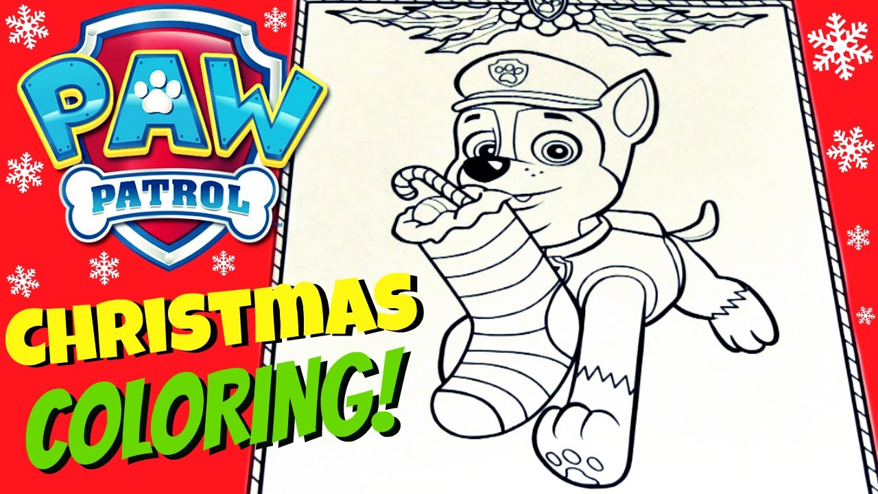 Paw patrol coloring pages christas coloring pages paw patrol chase kids video