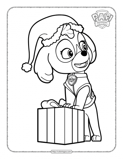 Paw patrol coloring pages free pdf printables