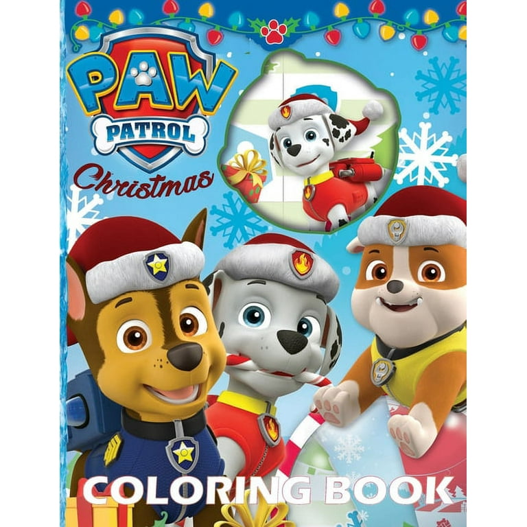 Paw patrol christmas coloring books paw patrol christmas coloring book special edition paw patrol christmas coloring book coloring pages for kids and adults series paperback