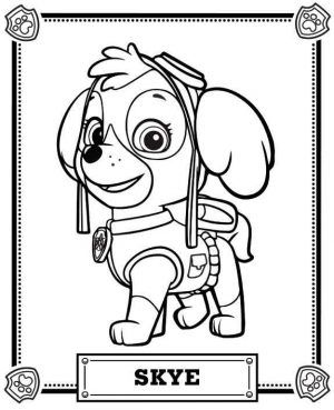 Paw patrol loring pages pdf to print