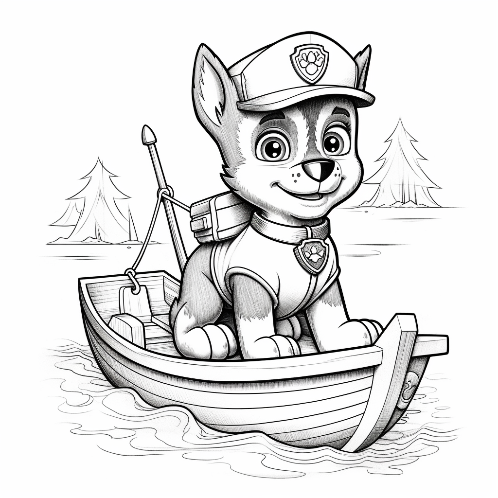 Free printable paw patrol coloring pages