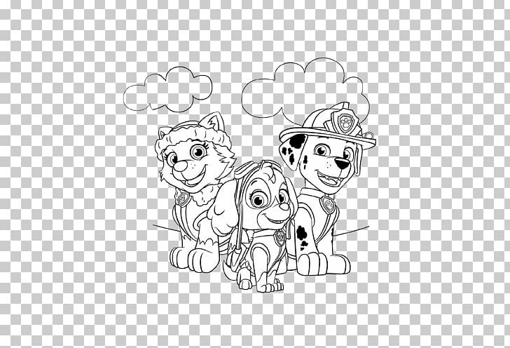 Coloring book child page paw patrol png clipart adult angle art artwork black free png download