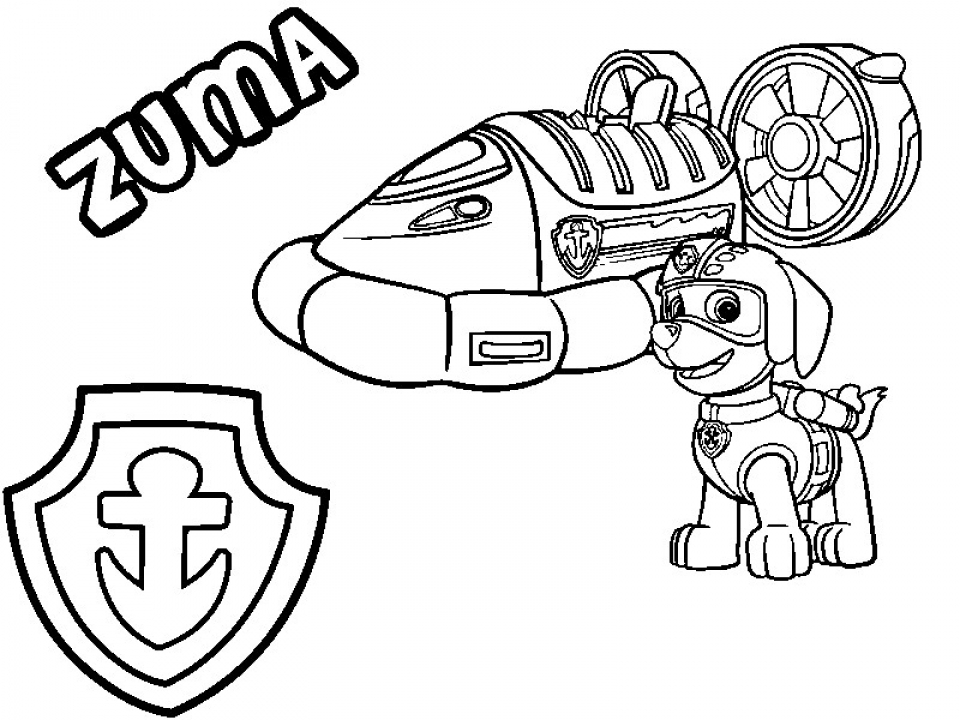 Get this paw patrol coloring pages for preschoolers