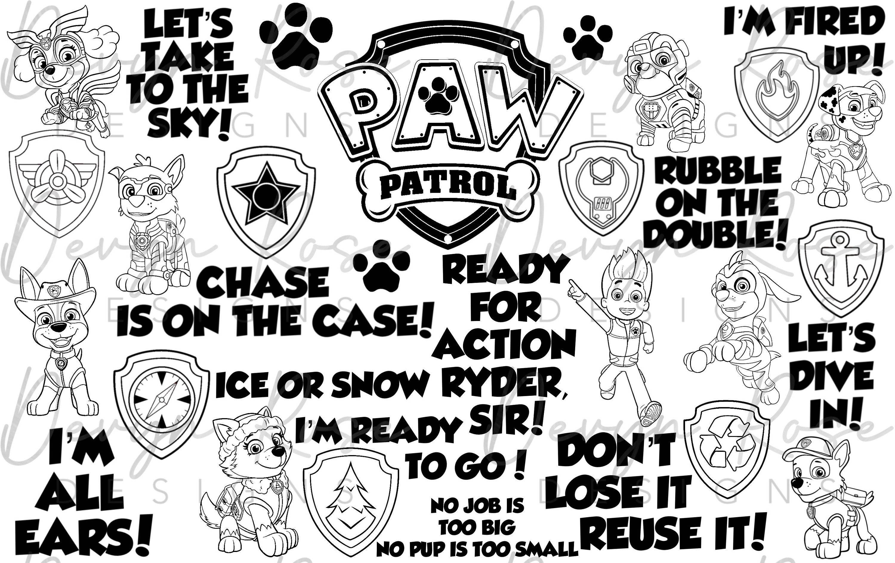 Paw patrol clipart